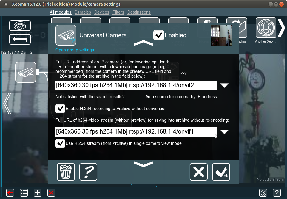 yoosee camera app windows with motion recording